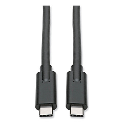 Tripp Lite USB 3.1 Gen 1 (5 Gbps) Cable, USB Type-C (USB-C) to USB Type-C (M/M), 5A, 6 ft (U4200065A)