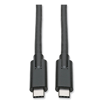 Tripp Lite USB 3.1 Gen 1 (5 Gbps) Cable, USB Type-C (USB-C) to USB Type-C (M/M), 5A, 6 ft (U4200065A)