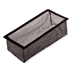 Deflecto Register Nets, 4 x 10 x 0.1, Black (RFN104)