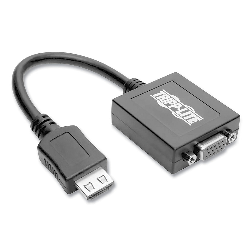 Tripp Lite HDMI to VGA with Audio Converter Cable, 1920 x 1200 (1080p), 6" (P13106N)