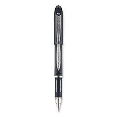 uni-ball Jetstream Ballpoint Pen, Stick, Fine 0.7 mm, Black Ink, Black Barrel (40173)