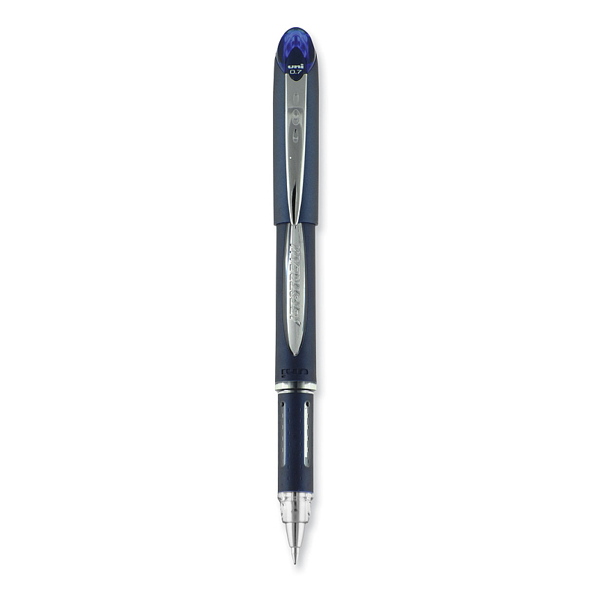 uni-ball Jetstream Ballpoint Pen, Stick, Fine 0.7 mm, Blue Ink, Blue Barrel (40174)