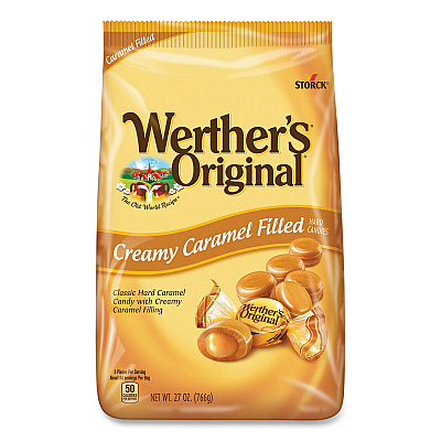 Werther's Original Hard Candies, Caramel, 27 oz Bag (46055)