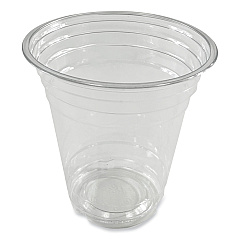Boardwalk Clear Plastic Cold Cups, Squat, 12 oz, PET, 1,000/Carton (BWKPET12S)