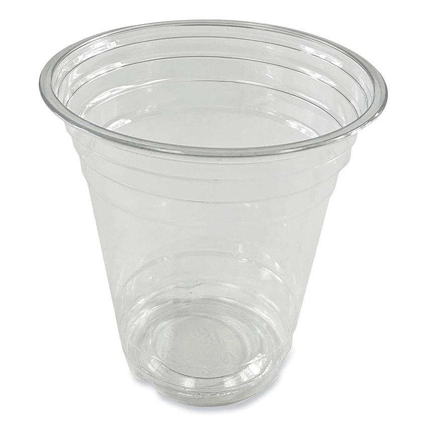 Boardwalk Clear Plastic Cold Cups, Squat, 12 oz, PET, 1,000/Carton (BWKPET12S)
