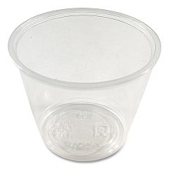 Boardwalk Souffle/Portion Cups, 5.5 oz Polypropylene, Translucent, 2,500/Carton (BWKPRTN55TS)