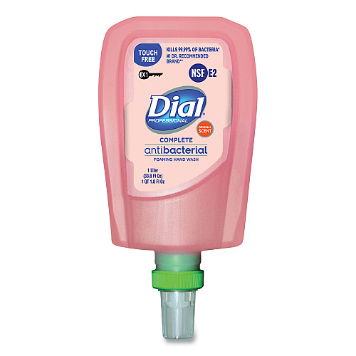Antibacterial Foaming Hand Wash Refill For Fit X1 Touch Free Dispenser, Original Scent, 1 L, 3/carton