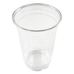 Boardwalk Clear Plastic PET Cups, 14 oz, 50/Bag, 20 Bags/Carton (BWKPET14)