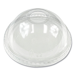 Boardwalk PET Cold Cup Dome Lids, Fits 9 oz to 10 oz PET Cups, Clear, 1,000/Carton (BWKPET910DOME)