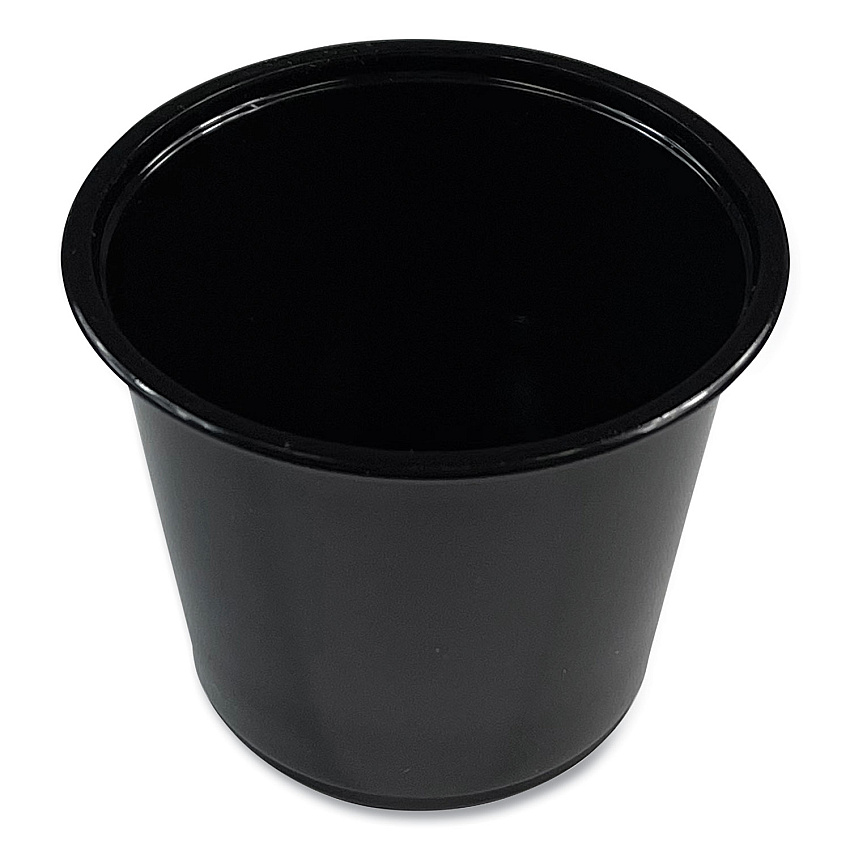 Boardwalk Souffle/Portion Cups, 5.5 oz Polypropylene, Black, 2,500/Carton (BWKPRTN55BL)