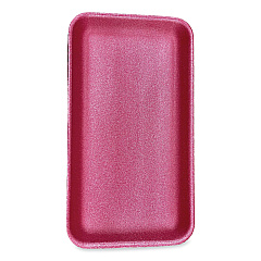 GEN Meat Trays, #1525, 14.5 x 8 x 0.75, Pink, 250/Carton (GEN1525PINK)