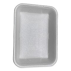 GEN Meat Trays, #4P, 9.5 x 7.19 x 1.2, White, 500/Carton (GEN4PWH)