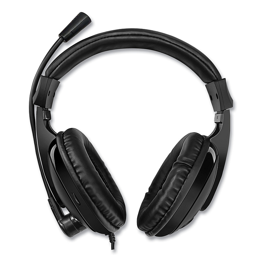 Adesso Xtream H5 Multimedia Headset with Mic, Binaural Over the Head, Black
