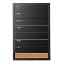 MasterVision Black and White Message Board Set, Assorted Sizes and Colors, 3/Set (SOR033)