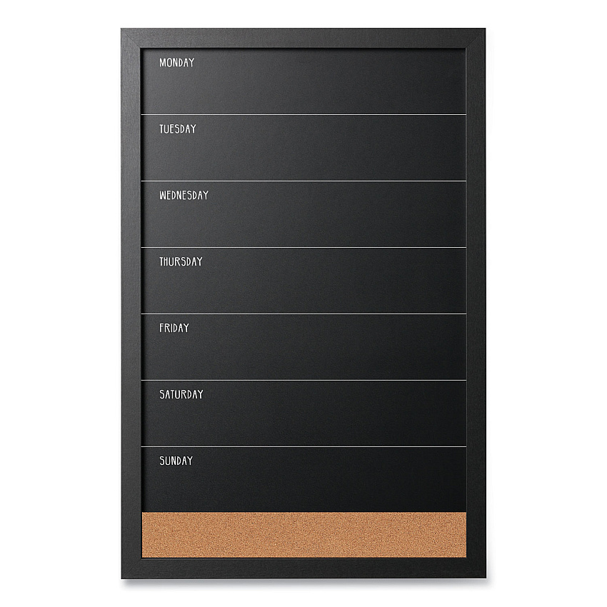 MasterVision Black and White Message Board Set, Assorted Sizes and Colors, 3/Set (SOR033)