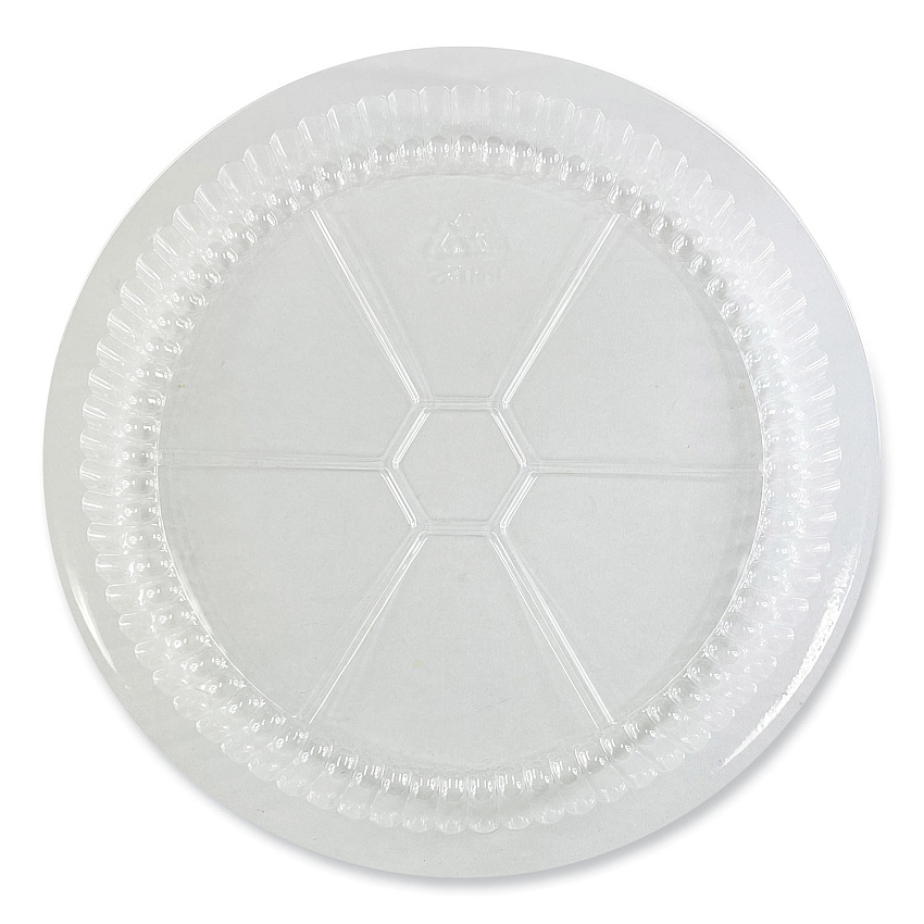Boardwalk Round Aluminum To-Go Container Lids, Dome Lid, 9", Clear, Plastic, 500/Carton (BWKROUND9CLID)