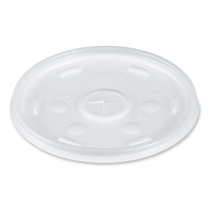 Dart Cold Cup Lids, Fits 32 oz Cups, Translucent, 100/Sleeve, 10 Sleeves/Carton (20SL)