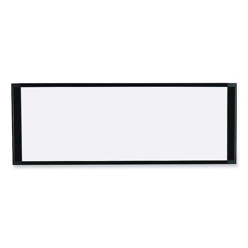 MasterVision Cubicle Workstation Dry Erase Board, 36 x18, Black Aluminum Frame (MA10007705)