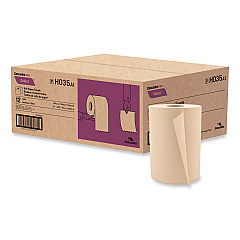 Cascades Select Hardwound Roll Towels, 1-Ply, 7.88" x 350 ft, Natural, 12 Rolls/Carton (H035)