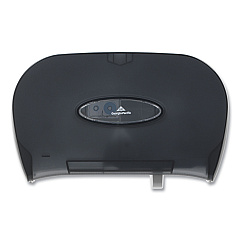 Georgia Pacific Professional Two-Roll Bathroom Tissue Dispenser, 13.56" x 5.75" x 8.63", Smoke (59206)