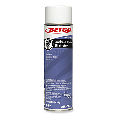 Betco BestScent Smoke and Odor Eliminator Aerosol, Fruit/Floral Scent, 16 oz Aerosol Can, 12/Carton (622300)