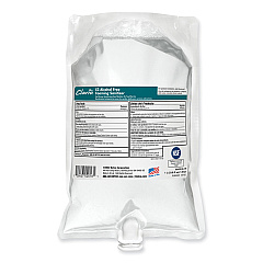 Betco Clario E3 Alcohol Free Foaming Hand Sanitizer, 1,000 mL Bag, Fragrance-Free, 6/Carton (7792900)