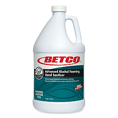 Betco Clario Advanced Alcohol Foaming Sanitizer, 1 gal Bottle, Citrus, 4/Carton (7950400)