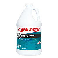 Betco Advanced Gel Hand Sanitizer, 1 gal Bottle, Light Fresh Scent, 4/Carton (7960400)
