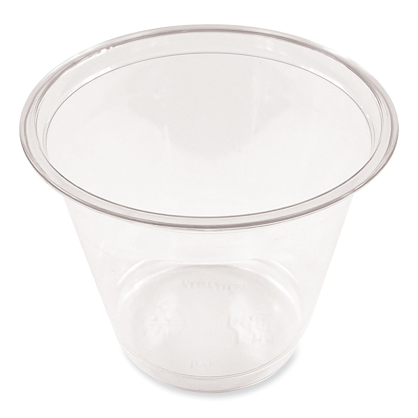 Boardwalk Clear Plastic PET Cups, 9 oz, 50/Pack (BWKPET9SPK)