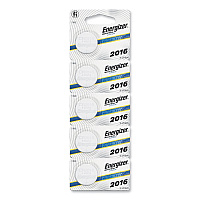 Energizer Industrial Lithium CR2016 Coin Battery with Tear-Strip Packaging, 3 V, 100/Box (ECRN2016)