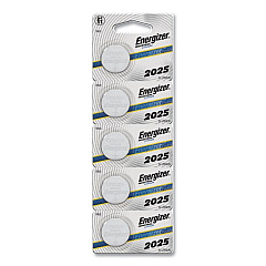Energizer Industrial Lithium CR2025 Coin Battery with Tear-Strip Packaging, 3 V, 100/Box (ECRN2025)