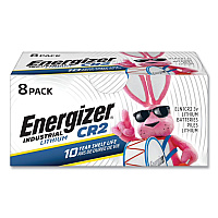 Energizer Industrial Lithium CR2 Photo Battery, 3 V, 8/Pack (ELN1CR28)