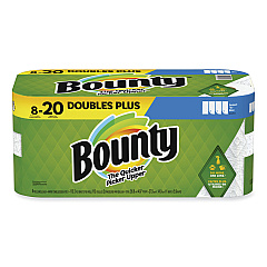 Bounty Select-a-Size Kitchen Roll Paper Towels, 2-Ply, 5.9 x 11, White, 113 Sheets/Double Plus Roll, 8 Rolls/Pack (05814)