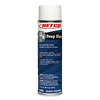 Betco Deep Blue Glass and Surface Cleaner, Characteristic Scent, 19 oz Aerosol Can, 12/Carton (902300)