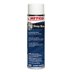 Betco Deep Blue Glass and Surface Cleaner, Characteristic Scent, 19 oz Aerosol Can, 12/Carton (902300)