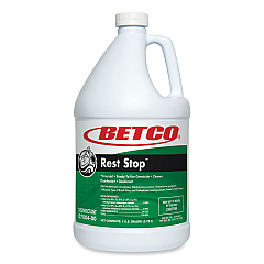 Betco Rest Stop Non-Acid Bowl and Restroom Cleaner, Floral Fresh Scent, 1 gal Bottle, 4/Carton (700400)