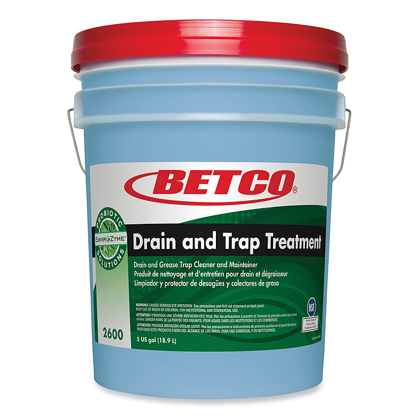 Drain and Trap Treatment, Ocean Breeze Scent, 5 lb Pail