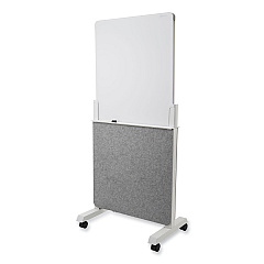 Quartet Agile Glass Dry-Erase Easel, 25.5 x 60.5, White Surface (Q293066W)