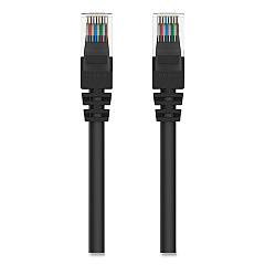 Belkin CAT6 UTP Computer Patch Cable, RJ45 Connectors, 5 ft, Black (A3L98005BLKS)