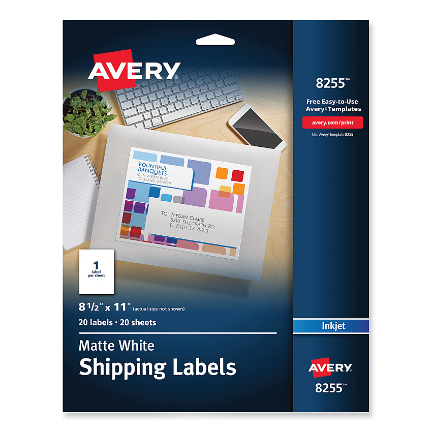 Avery 8255 Labels