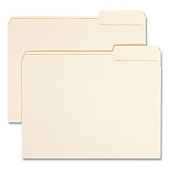 Smead Manila File Folders, 1/3-Cut Tabs: Right Position, Letter Size, 0.75" Expansion, Manila, 100/Box (10333)