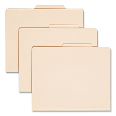 Smead Manila Four- and Six-Section Top Tab Classification Folders, 2 Dividers, Letter Size, Manila, 10/Box (14000)