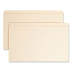 Smead Top Tab Fastener Folders, Straight Tab, 1 Fastener, Legal Size, 11-pt Manila Exterior, 50/Box (19510)