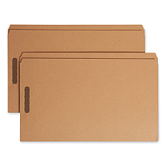 Smead Kraft Fastener Folders, 2 Fasteners, Legal Size, Kraft Exterior, 50/Box (19813)