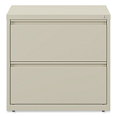 Alera Lateral File, 2 Legal/Letter-Size File Drawers, Putty, 30" x 18" x 28" (ALEHLF3029PY)