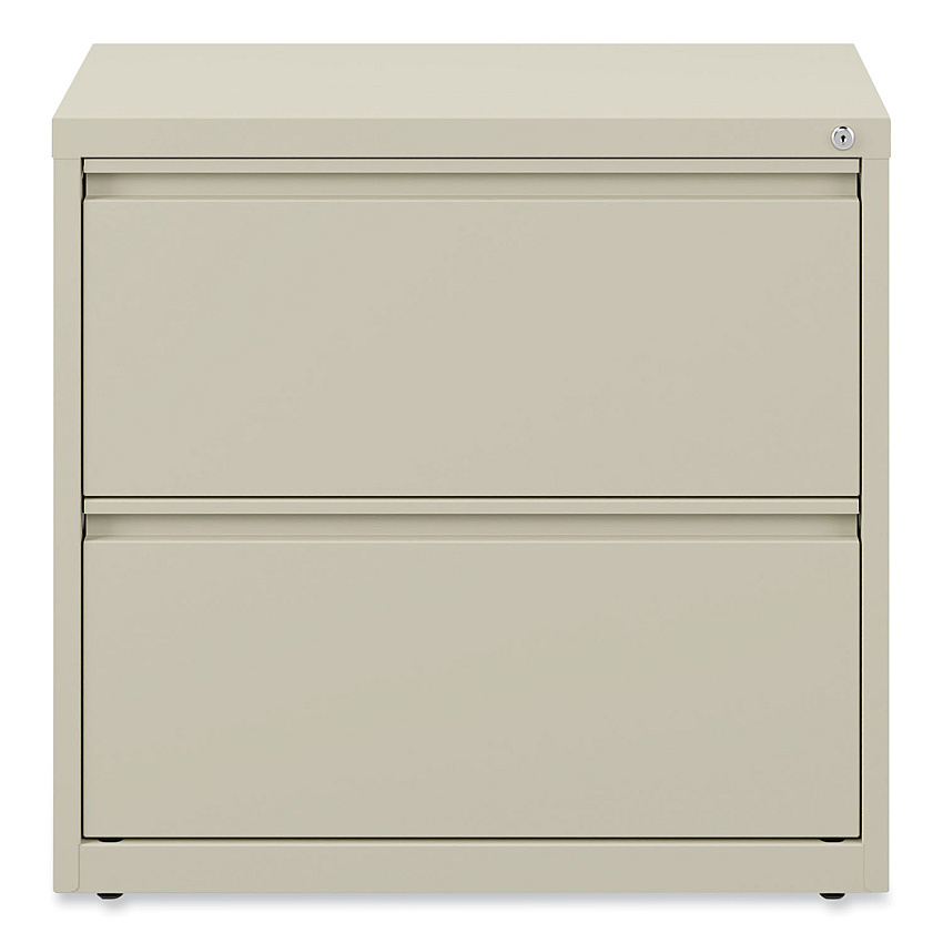 Alera Lateral File, 2 Legal/Letter-Size File Drawers, Putty, 30" x 18" x 28" (ALEHLF3029PY)