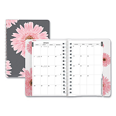 Brownline Pink Ribbon Essential Daily Appointment Book, Pink Ribbon Artwork, 8 x 5, Pink Cover, 12-Month (Jan to Dec): 2023 (CB634G05)