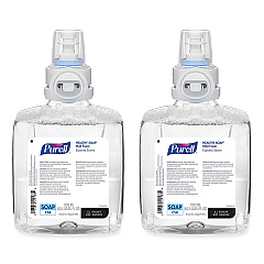PURELL Professional HEALTHY SOAP Mild Foam, Fragrance-Free, 1,200 mL, For CS8 Dispensers, 2/Carton (787402CT)