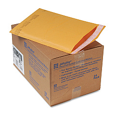 Sealed Air Jiffylite Self-Seal Bubble Mailer, #3, Barrier Bubble Lining, Self-Adhesive Closure, 8.5 x 14.5, Golden Kraft, 25/Carton (10188)