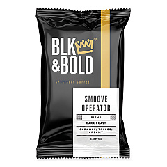 BLK & Bold Smoove Operator Coffee Fraction Packs, 2.25 oz, 42/Carton (802305)
